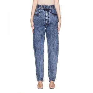 MAISON MARGIELA High-Rise Straight Leg Jeans